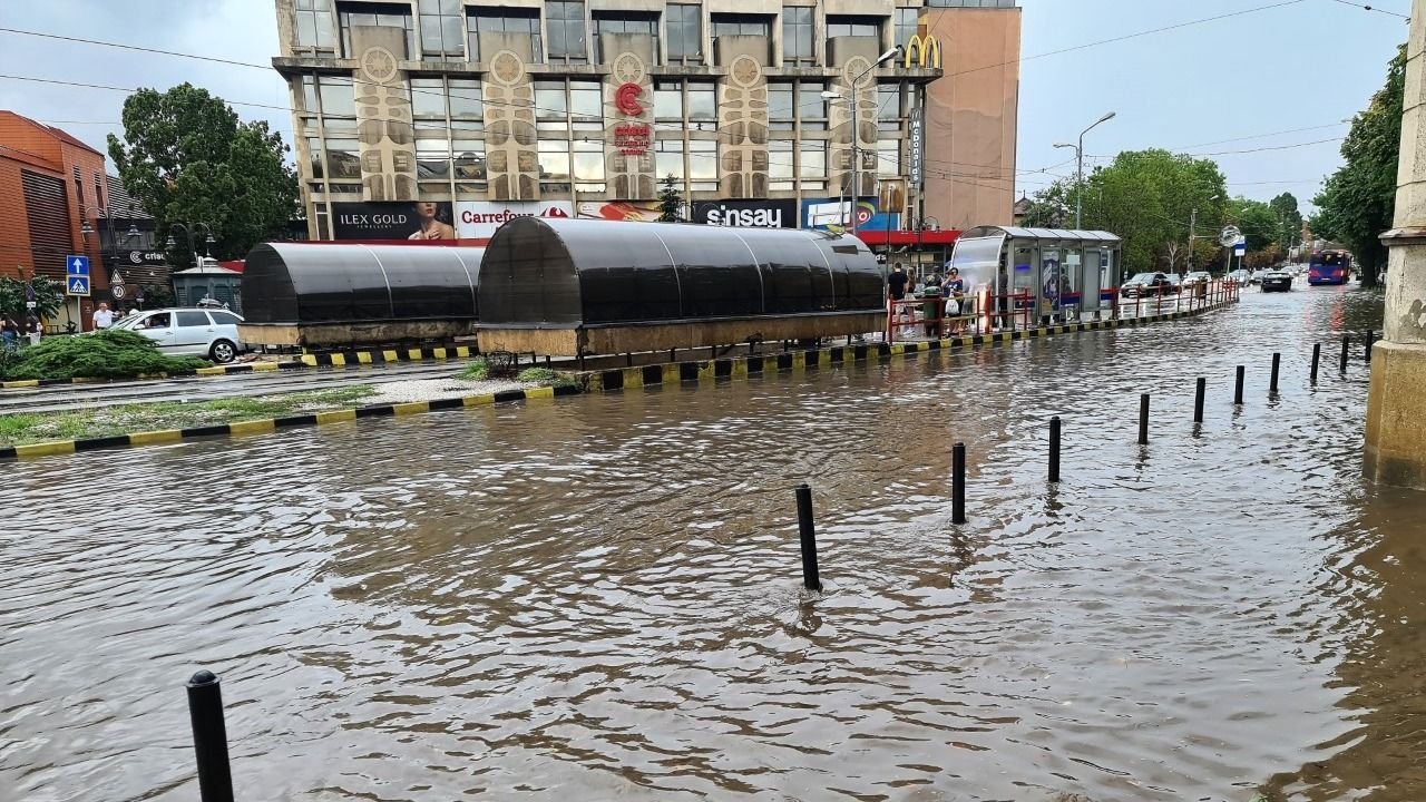 Felhőszakadás volt Nagyváradon