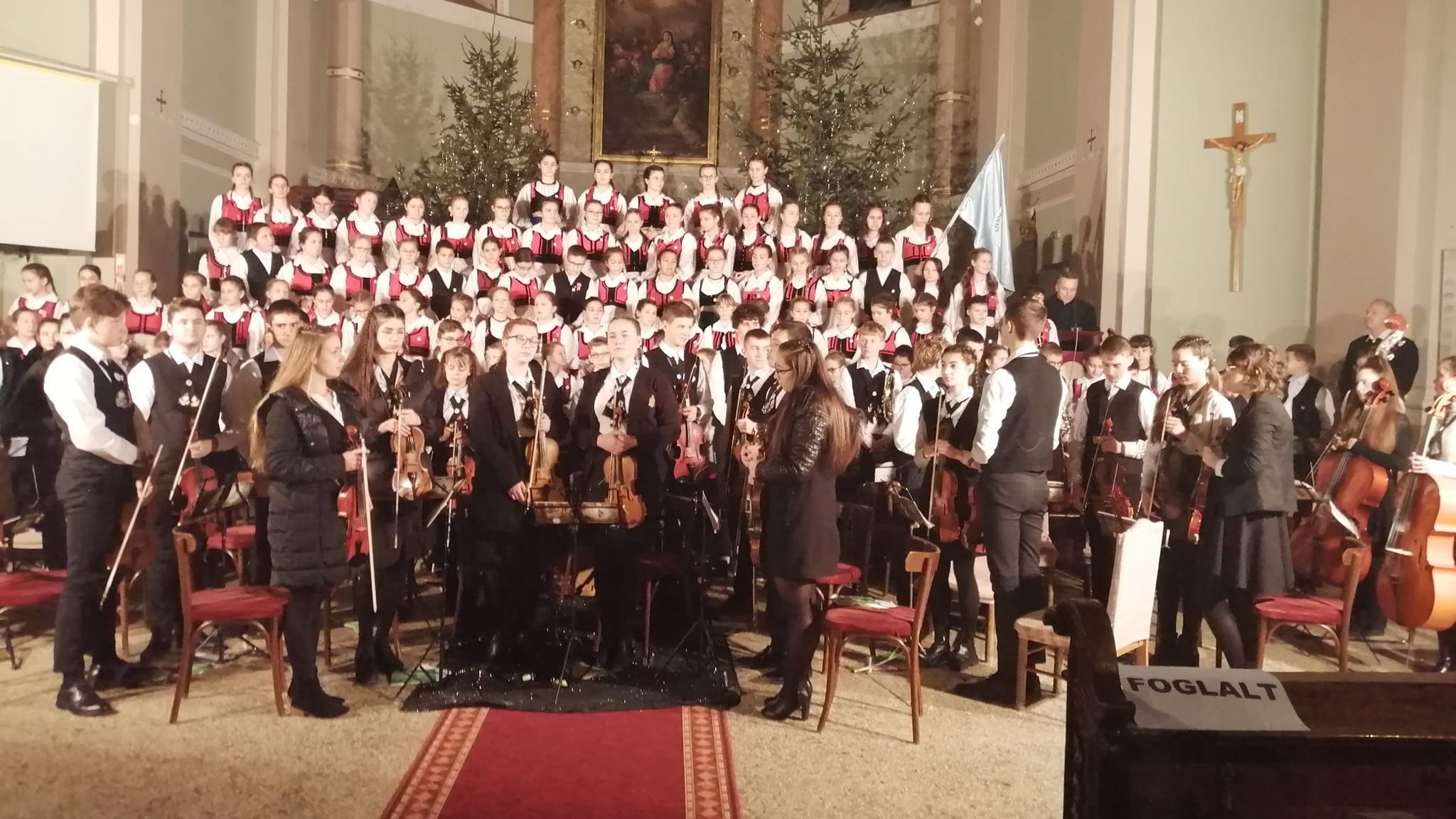 A Barátok templomában koncertezett a Szentegyházi Gyermekfilharmónia