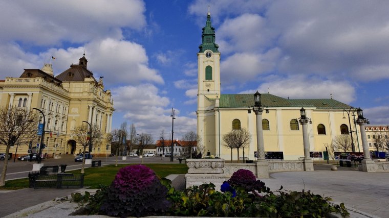 Nagyméretű fákat ültetnek a Szent László térre