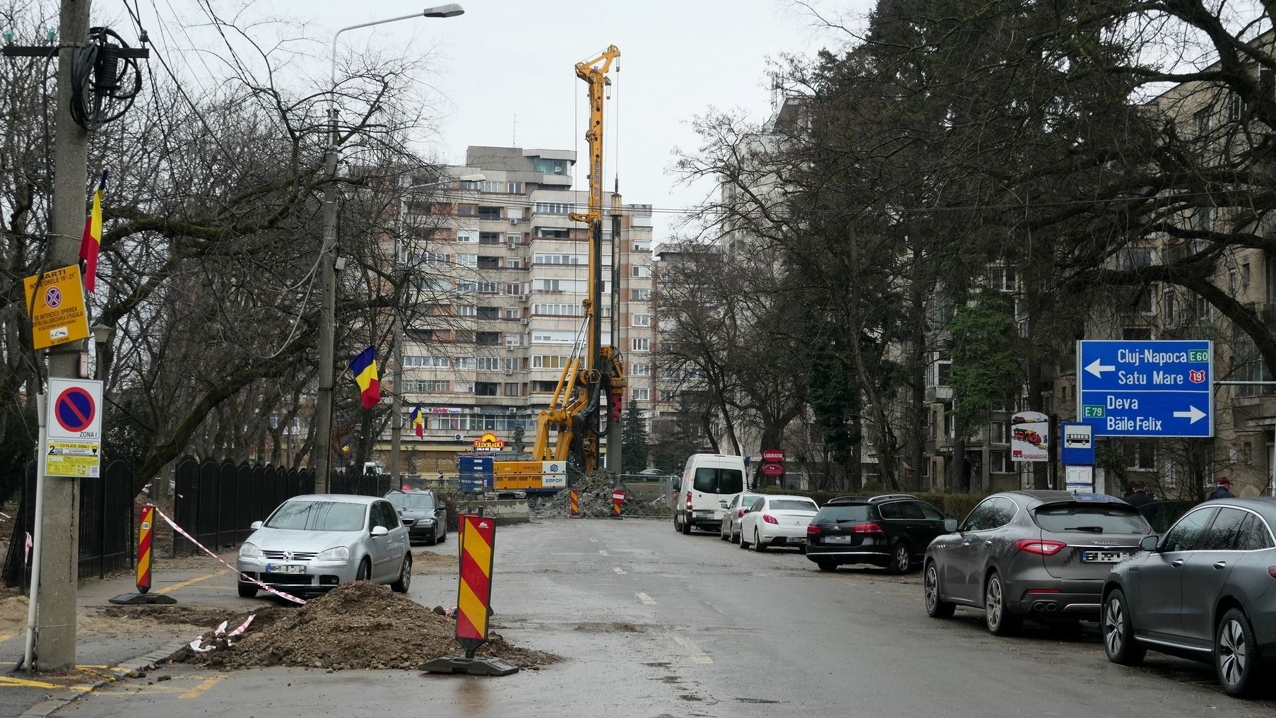 Költözik a fúrógép, folytatódik a cölöpfúrás