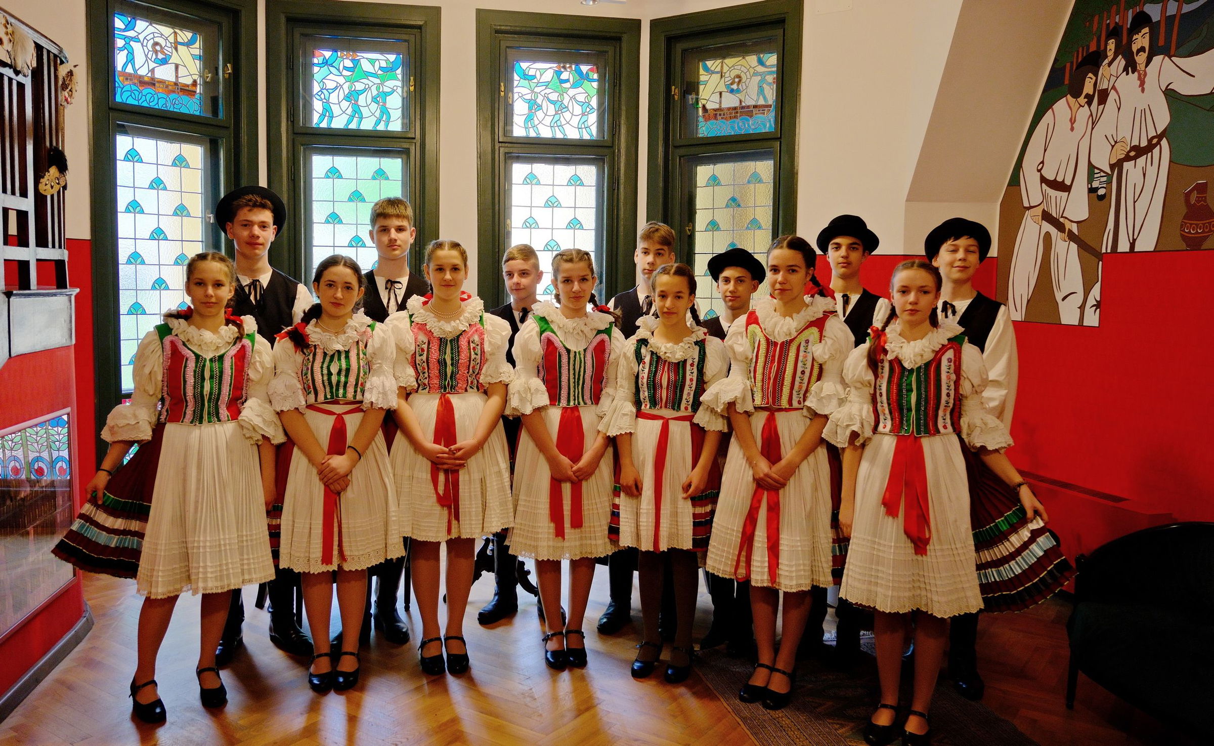 A magyar népviseletet ünnepelték