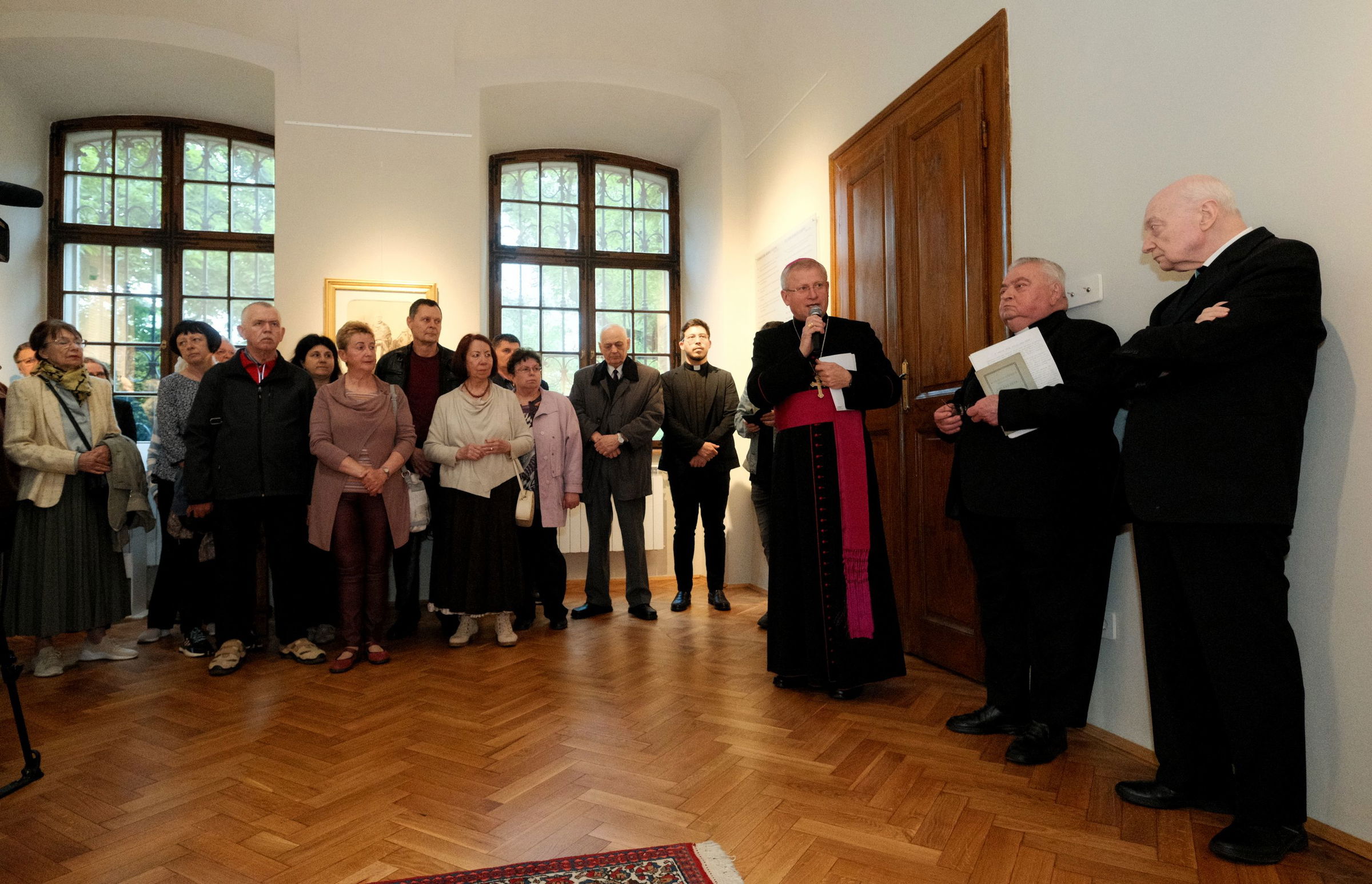 Emléktermet avattak Schlauch Lőrinc tiszteletére a püspöki palotában