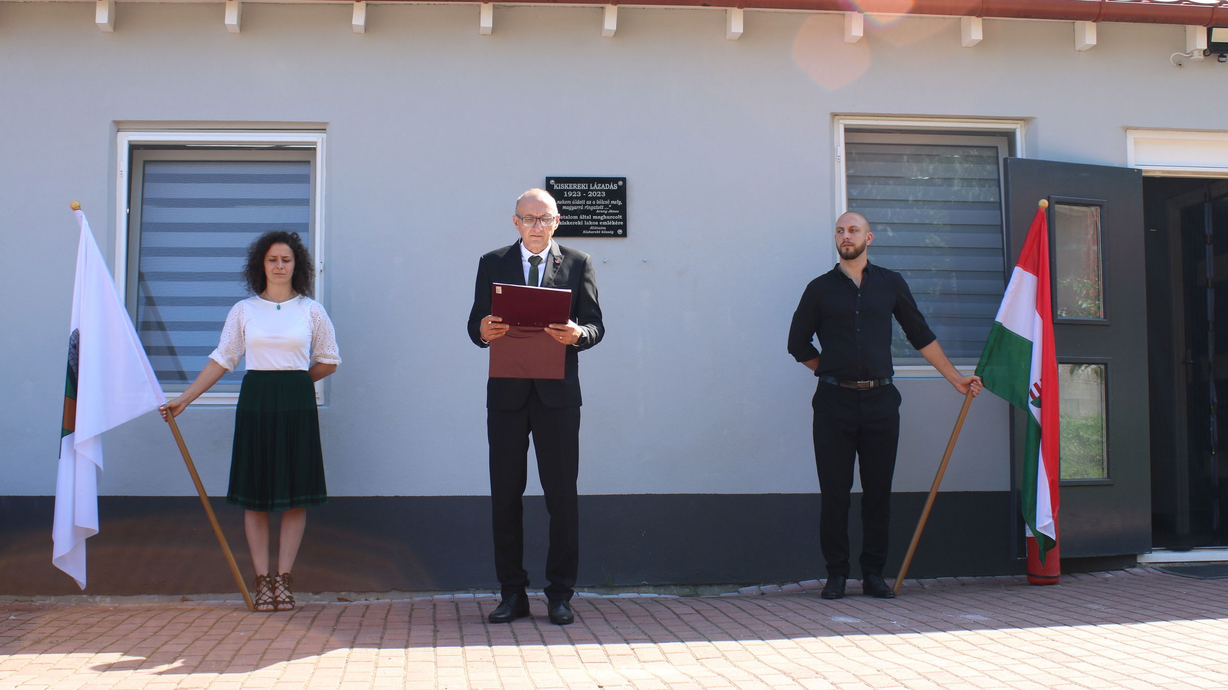 Felavatták a kiskereki lázadók emléktábláját