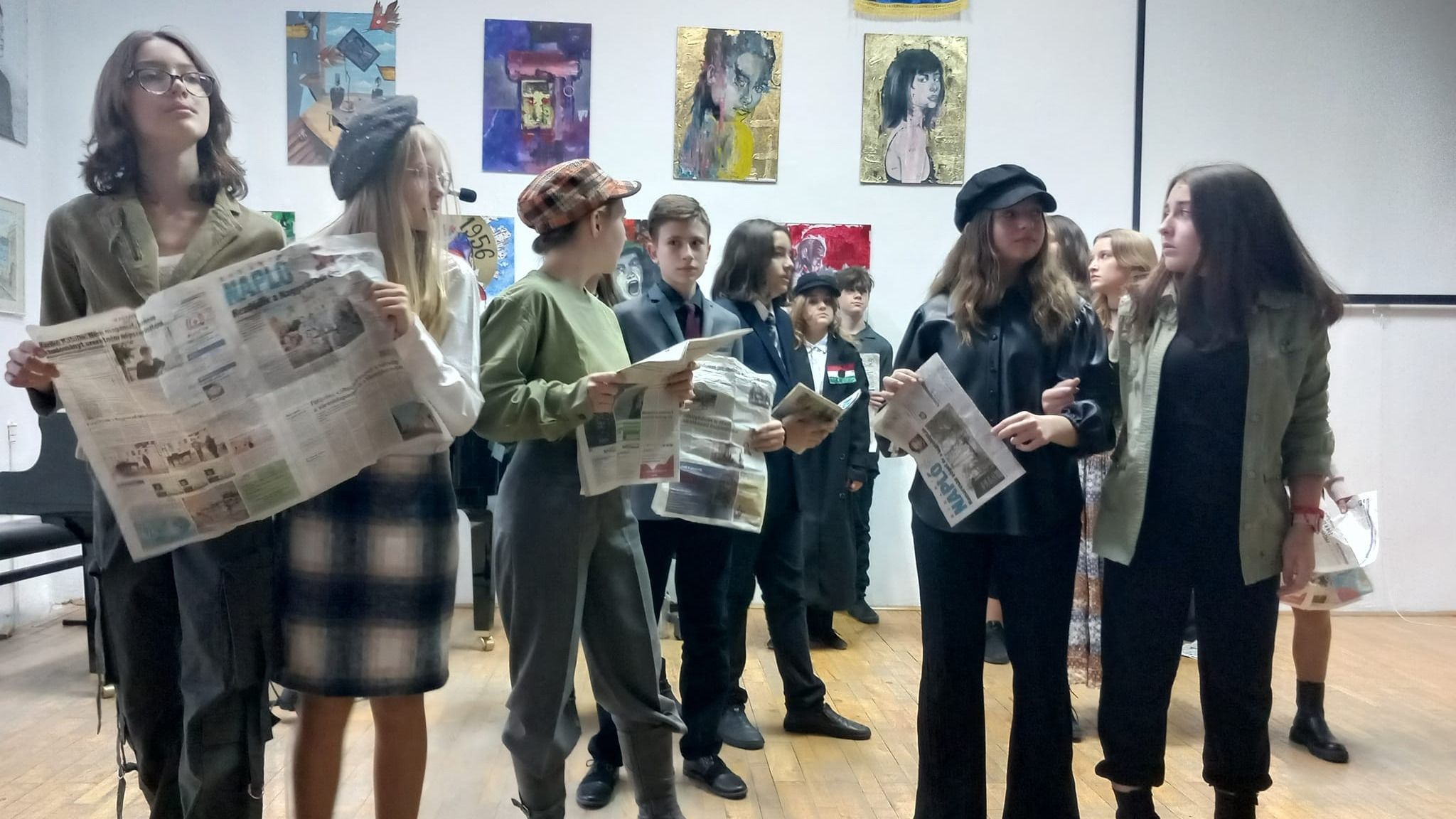 1956 hőseire emlékeztek a Művészetiben