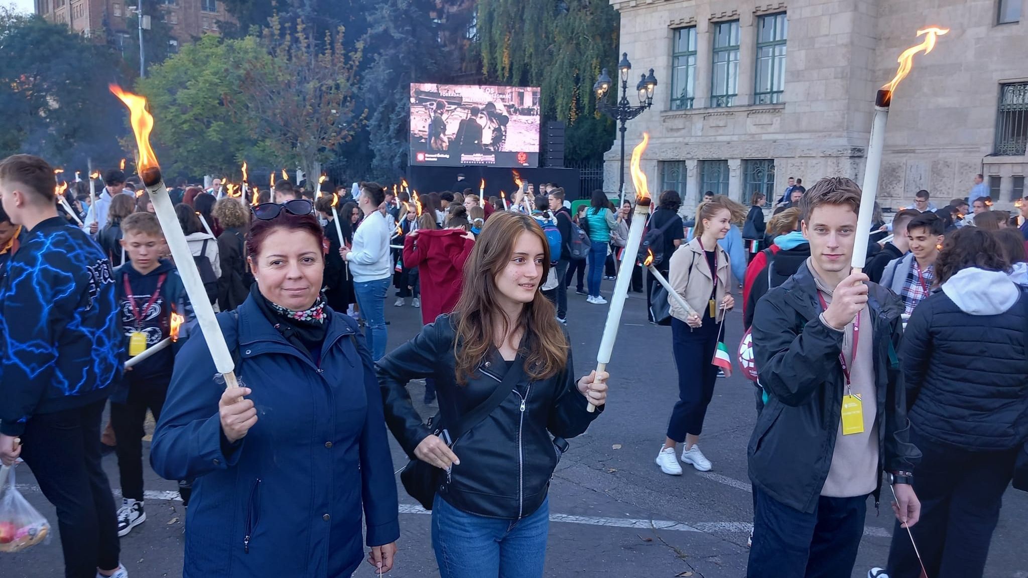 Bihar megyei diákok a budapesti ötvenhatos megemlékezéseken