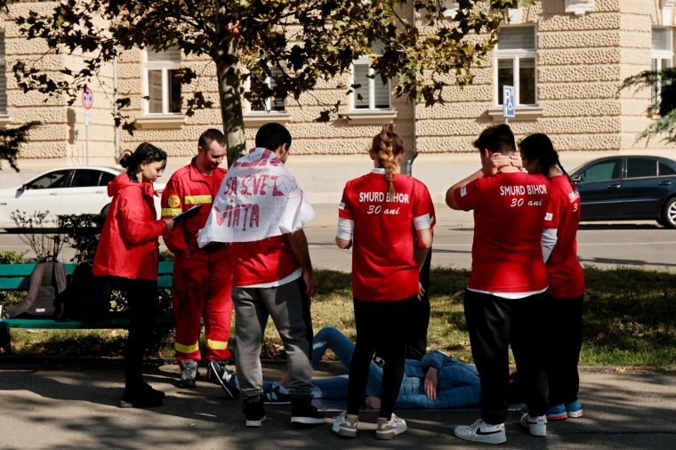 Az életmentés jegyében zajlott verseny Nagyváradon