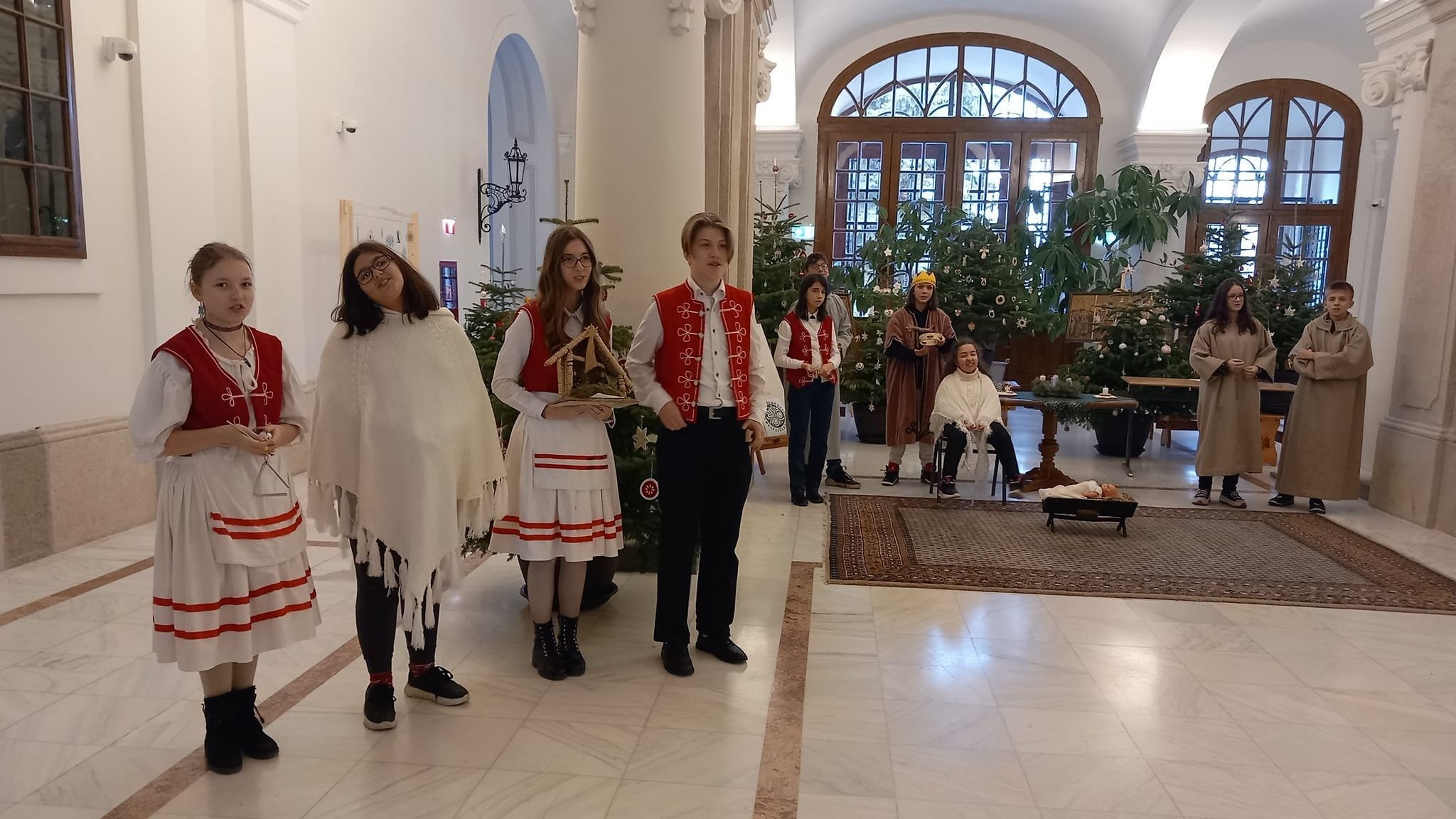 Pásztorjáték a püspöki palotában