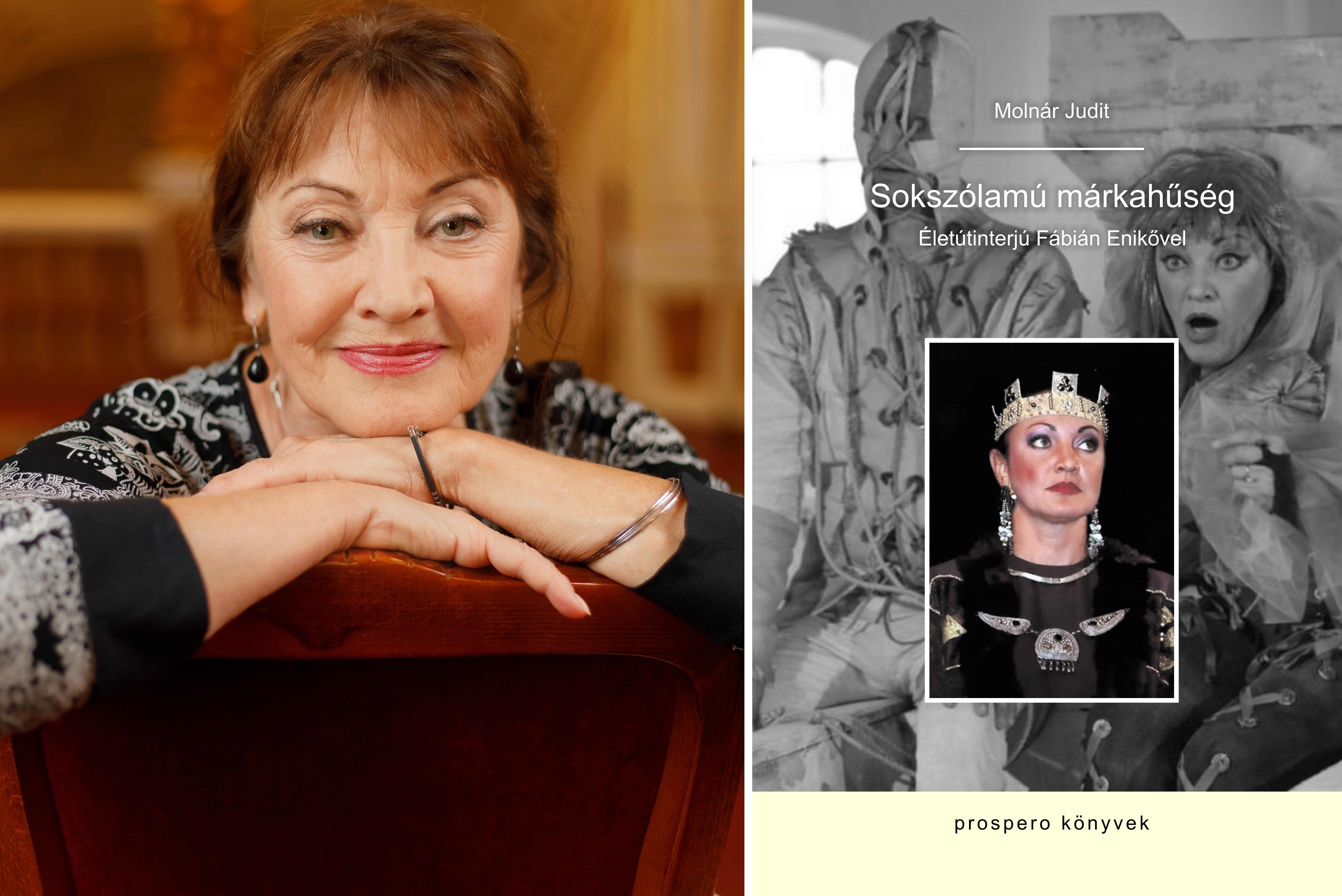 Fábián Enikő színművészről szóló könyvet mutatnak be Nagyváradon