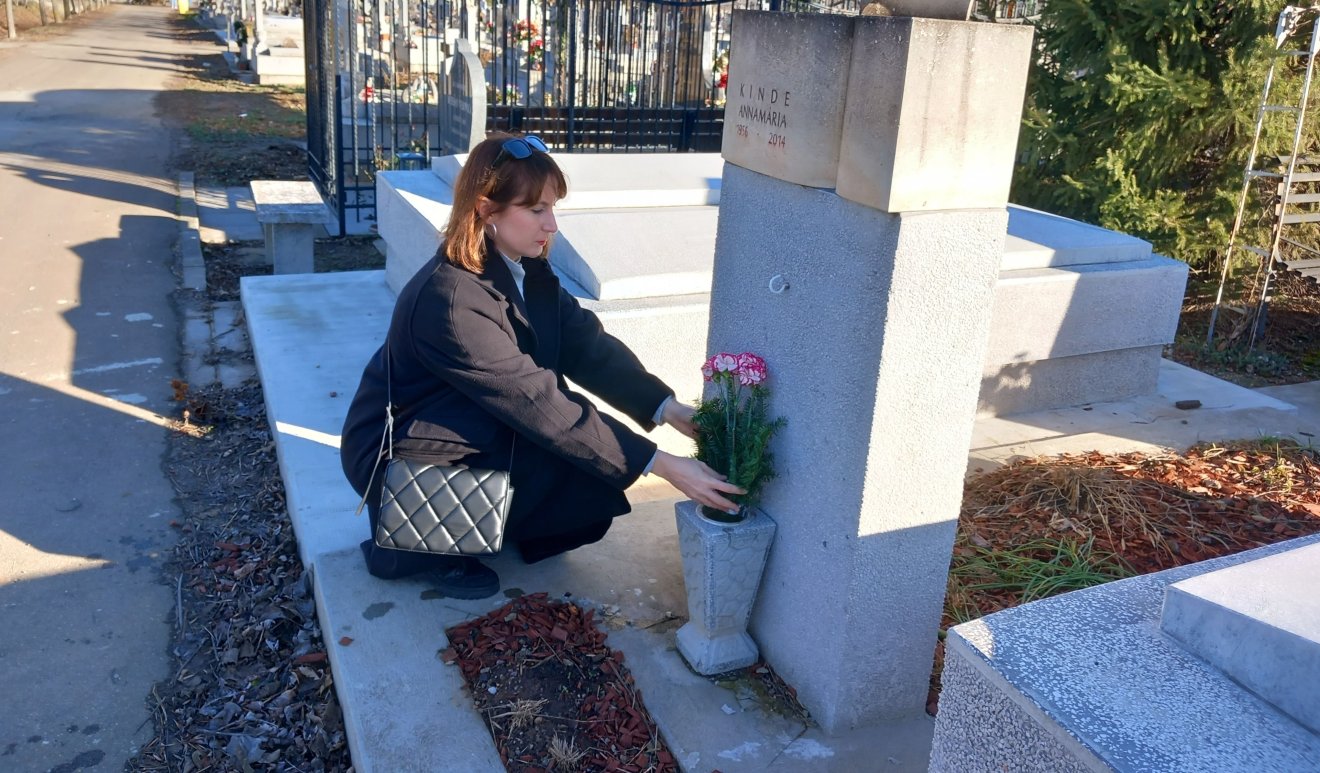 Kinde Annamária emléke előtt tisztelegtek