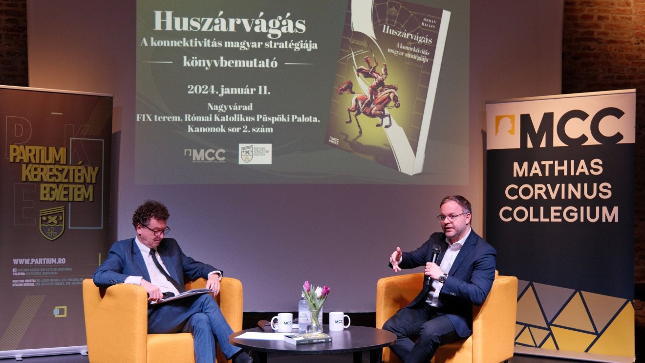 Nagyváradon is bemutatta könyvét Orbán Balázs, a miniszterelnök politikai igazgatója