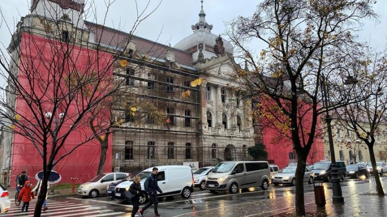 Uniós pénzből újítják fel a volt pénzügyi palotát