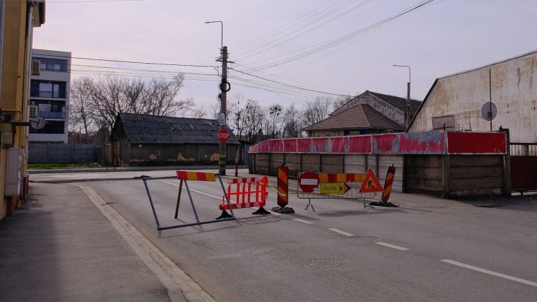  Forgalomkorlátozás a Vámház utcán