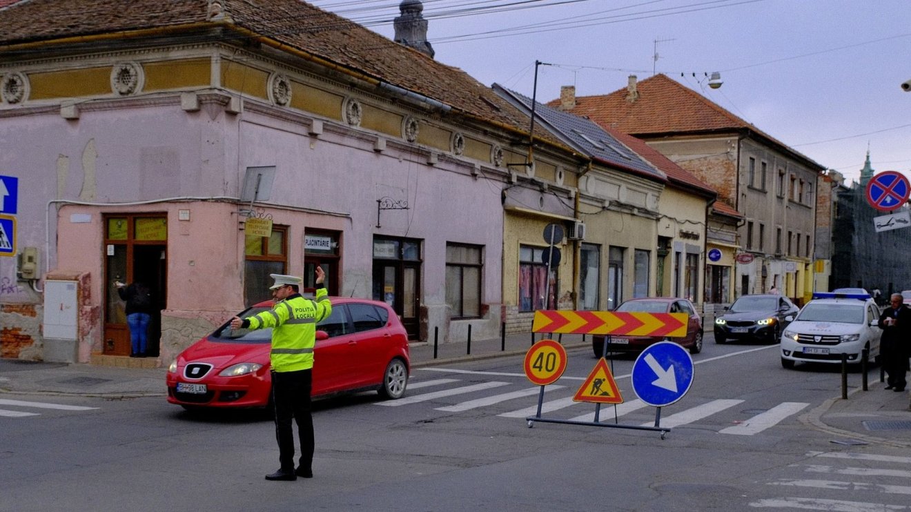 Forgalomkorlátozás a városközpontban