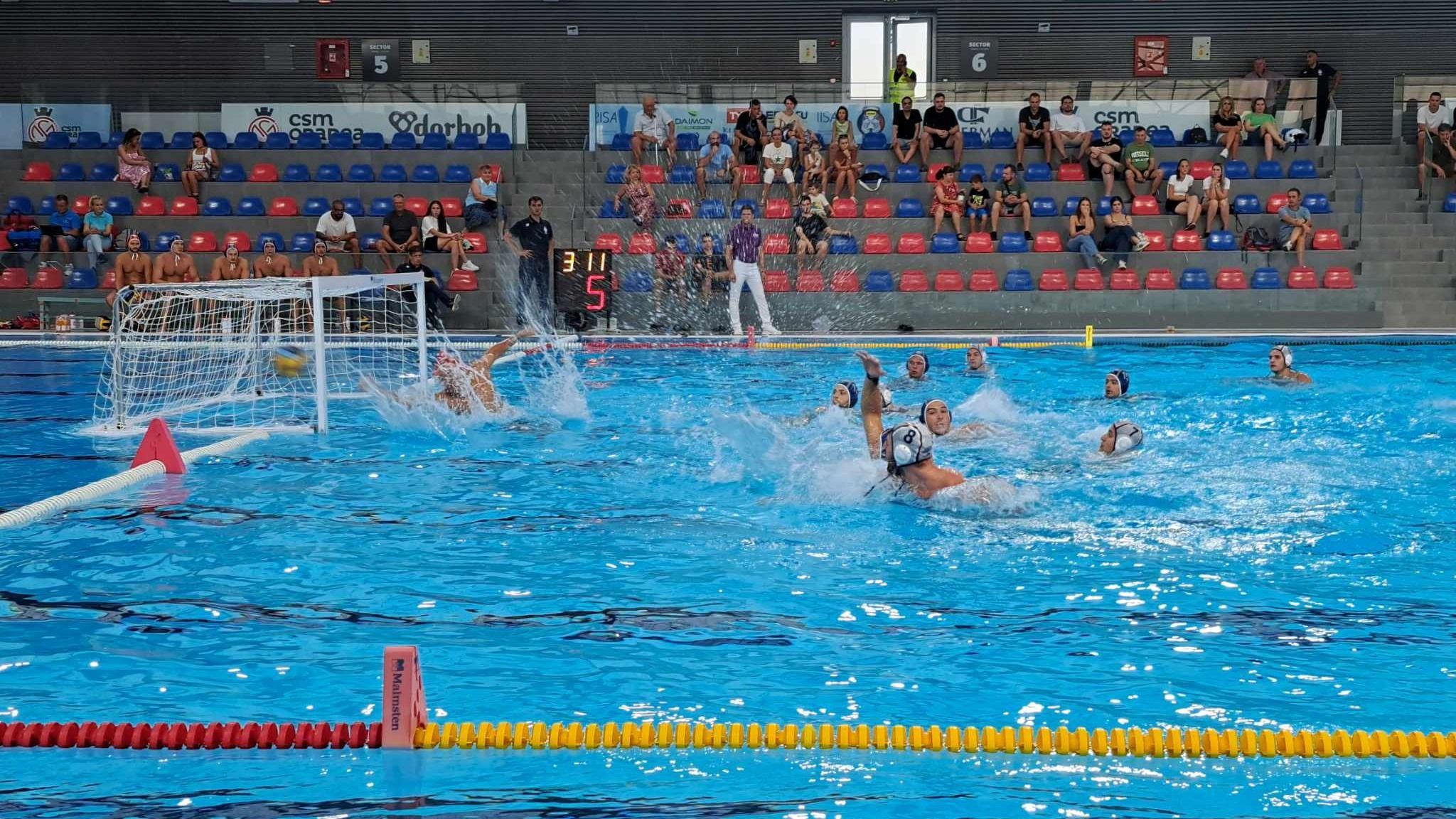 Biztató formában a Nagyváradi VSK vízilabdázói a BL-rajt előtt