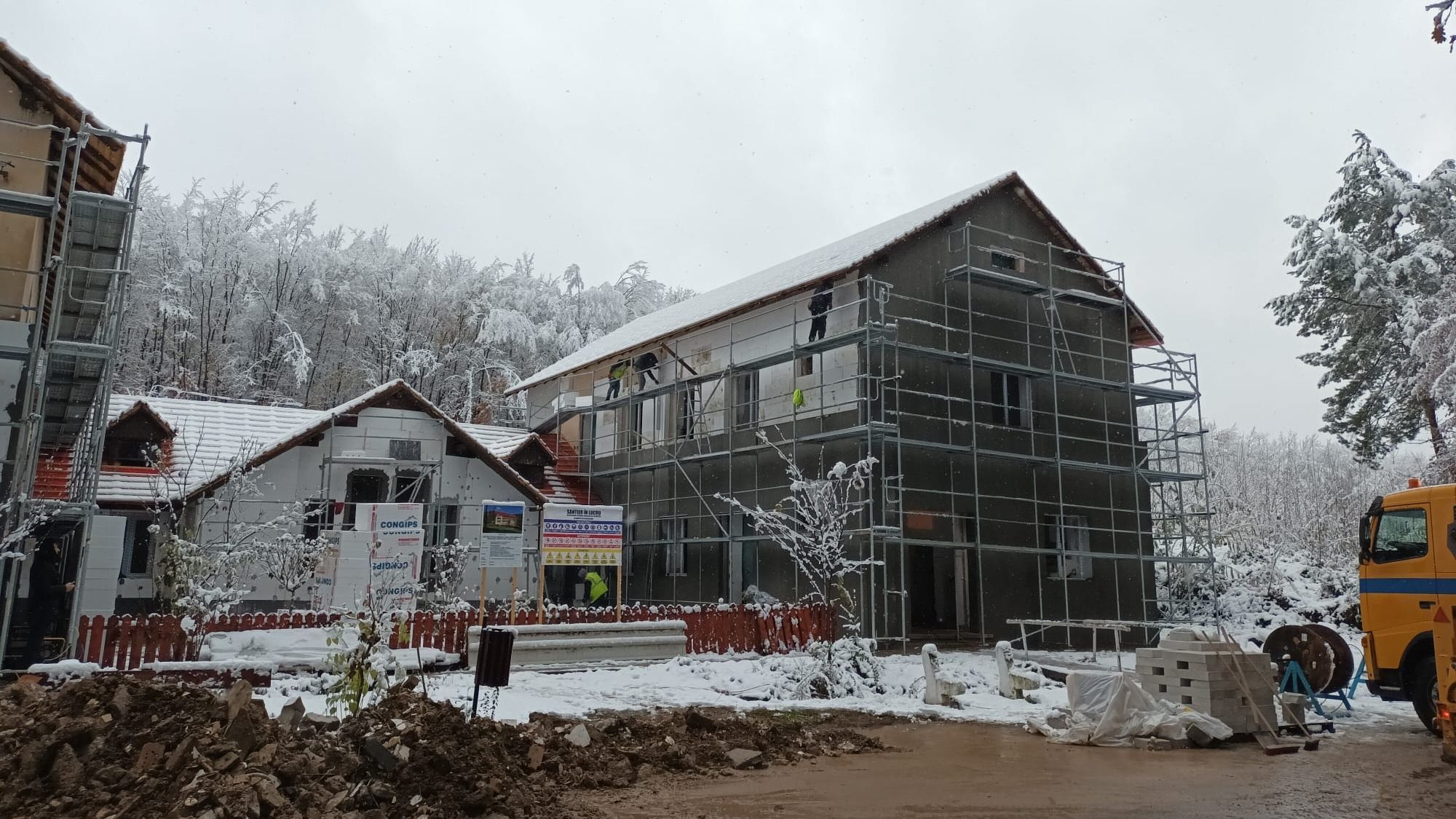 Folytatódik a diófási kórház hőszigetelése