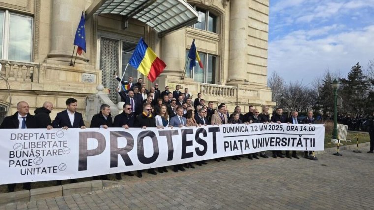 Legalább 30 ezer résztvevőt vár az AUR a vasárnapi bukaresti tüntetésére