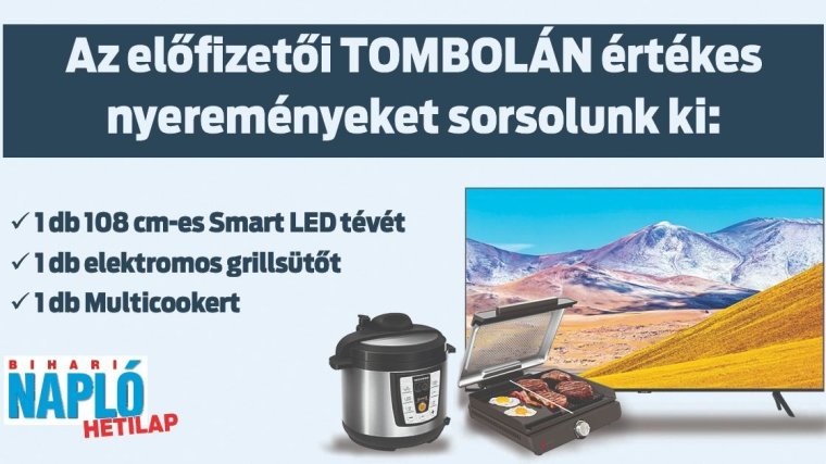 Előfizetői nyereményjáték a Bihari Naplóval: sorsolásunk eredményei