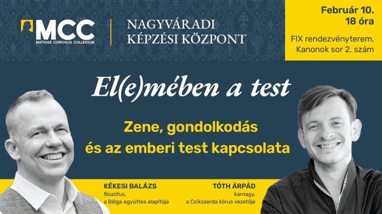 A zene és a test kapcsolatáról az MCC-nél