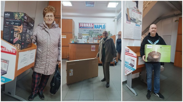 Átadtuk a nyereményeket a szerencsés előfizetőknek