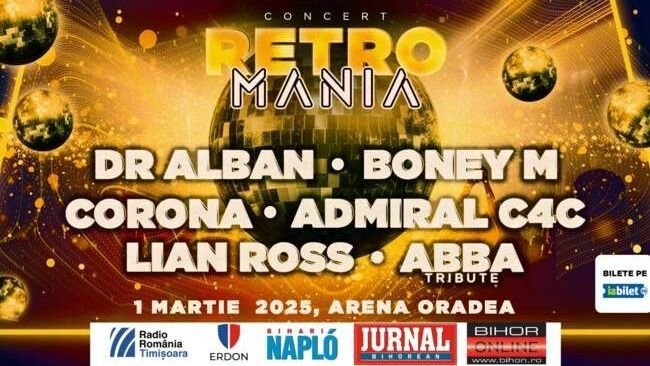A Retro Mania elhozza a ’70-es, ’80-as és ’90-es évek legnagyobb slágereit!