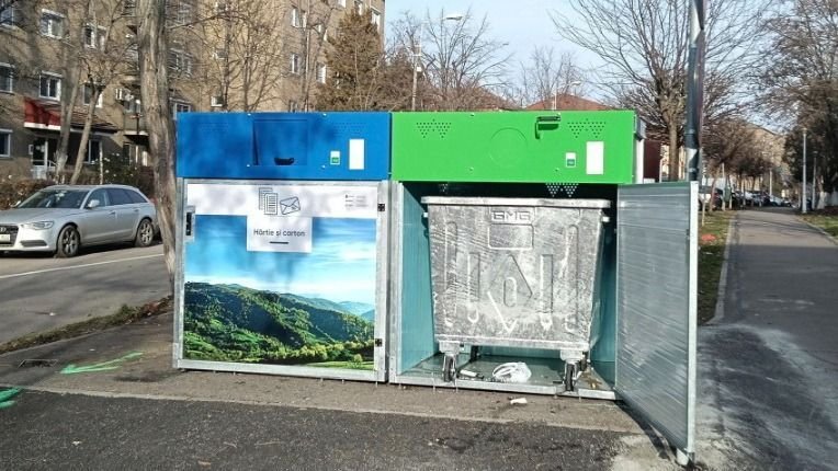 Több digitalizált hulladékszigetet megrongáltak Nagyváradon