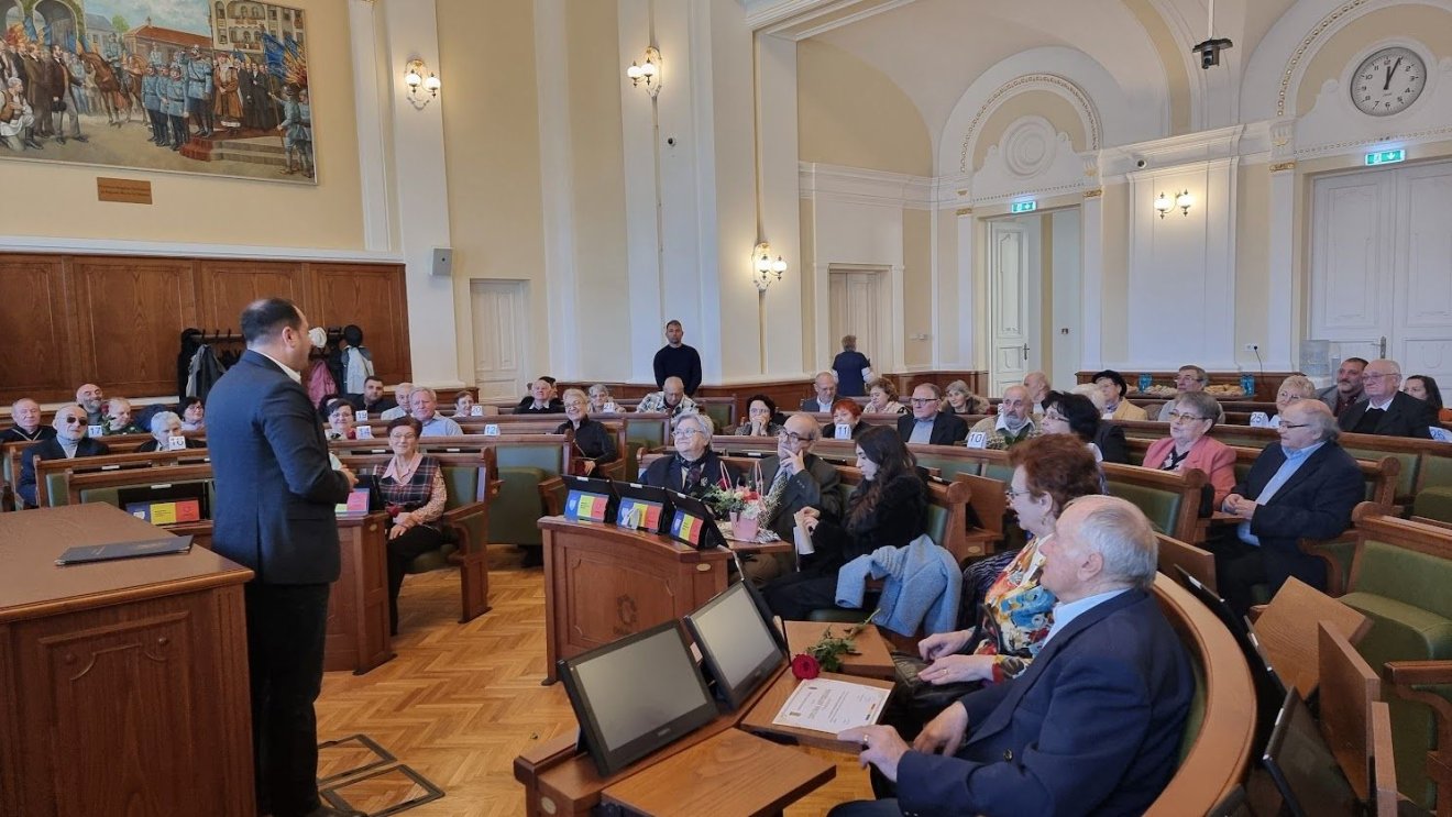 Aranylakodalmasokat köszöntöttek