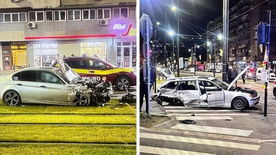 Két személyautó ütközött, az egyik járművezető ittas volt