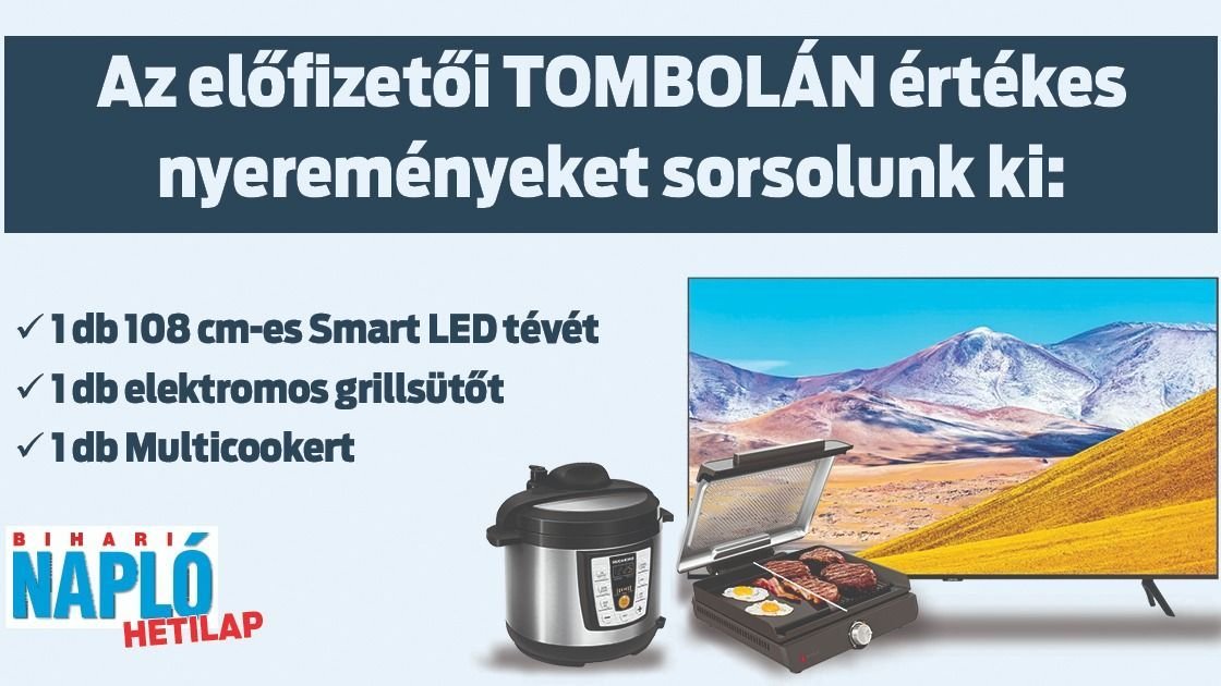 Előfizetői nyereményjáték a Bihari Naplóval: sorsolásunk eredményei