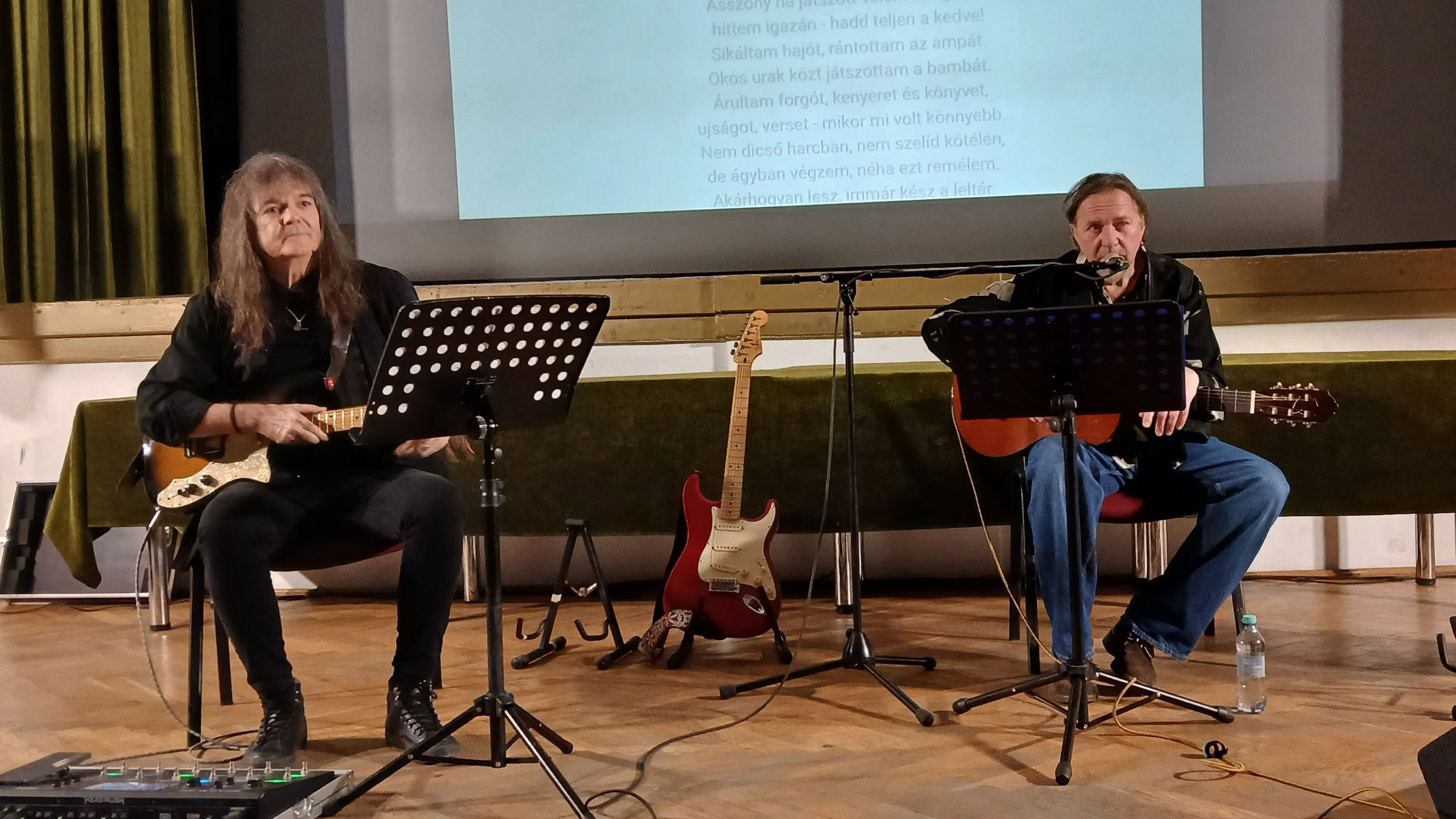 Két gitáros, két költő egy esten