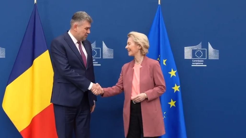 Marcel Ciolacu miniszterelnök találkozott az Európai Bizottság elnökével