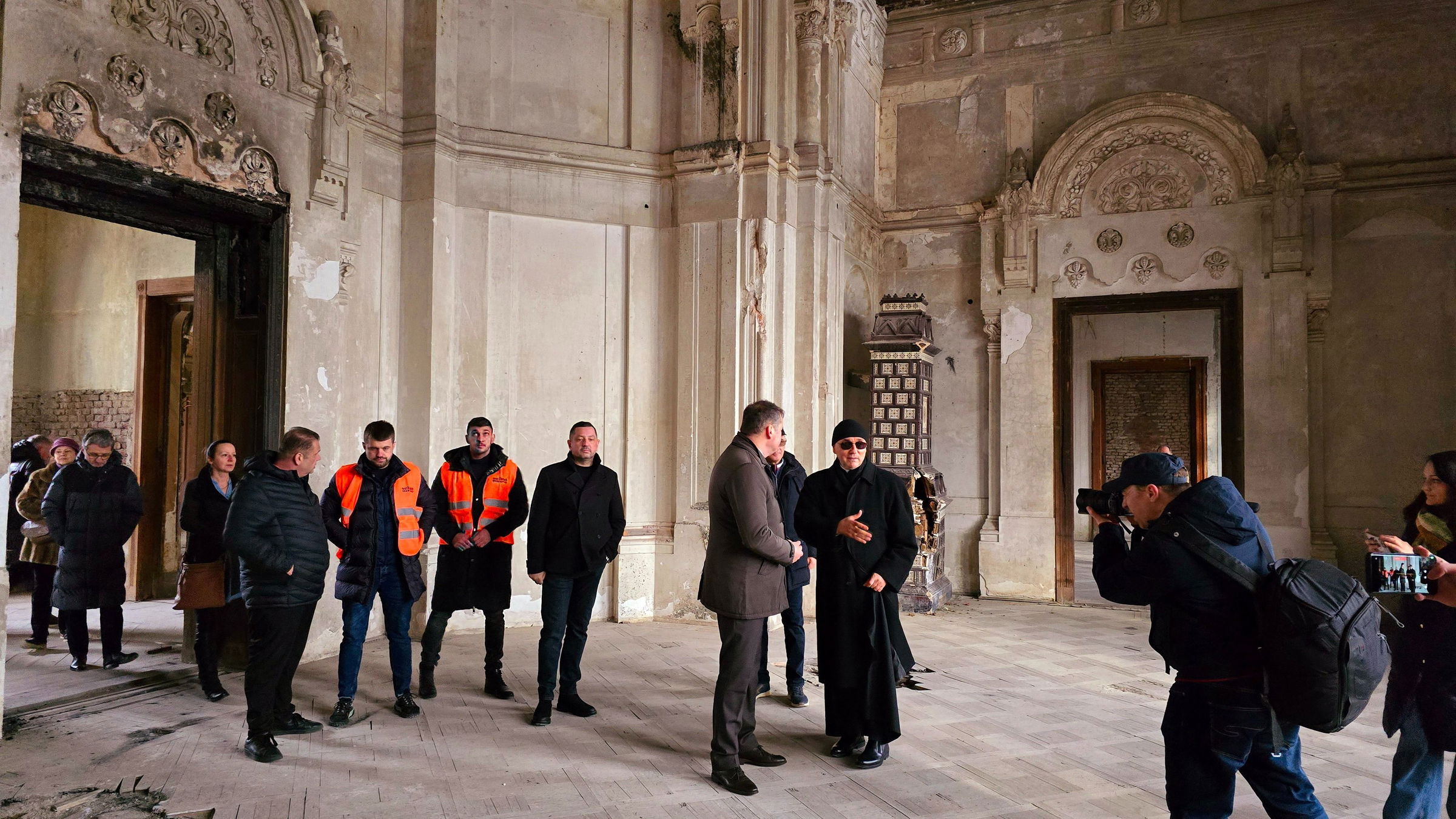Elkezdődtek a görögkatolikus püspöki palota belső felújítási munkálatai
