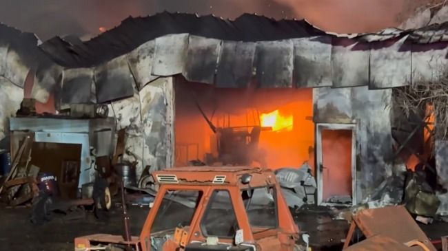 Kiégett egy csarnok Szódon ׀ VIDEÓ