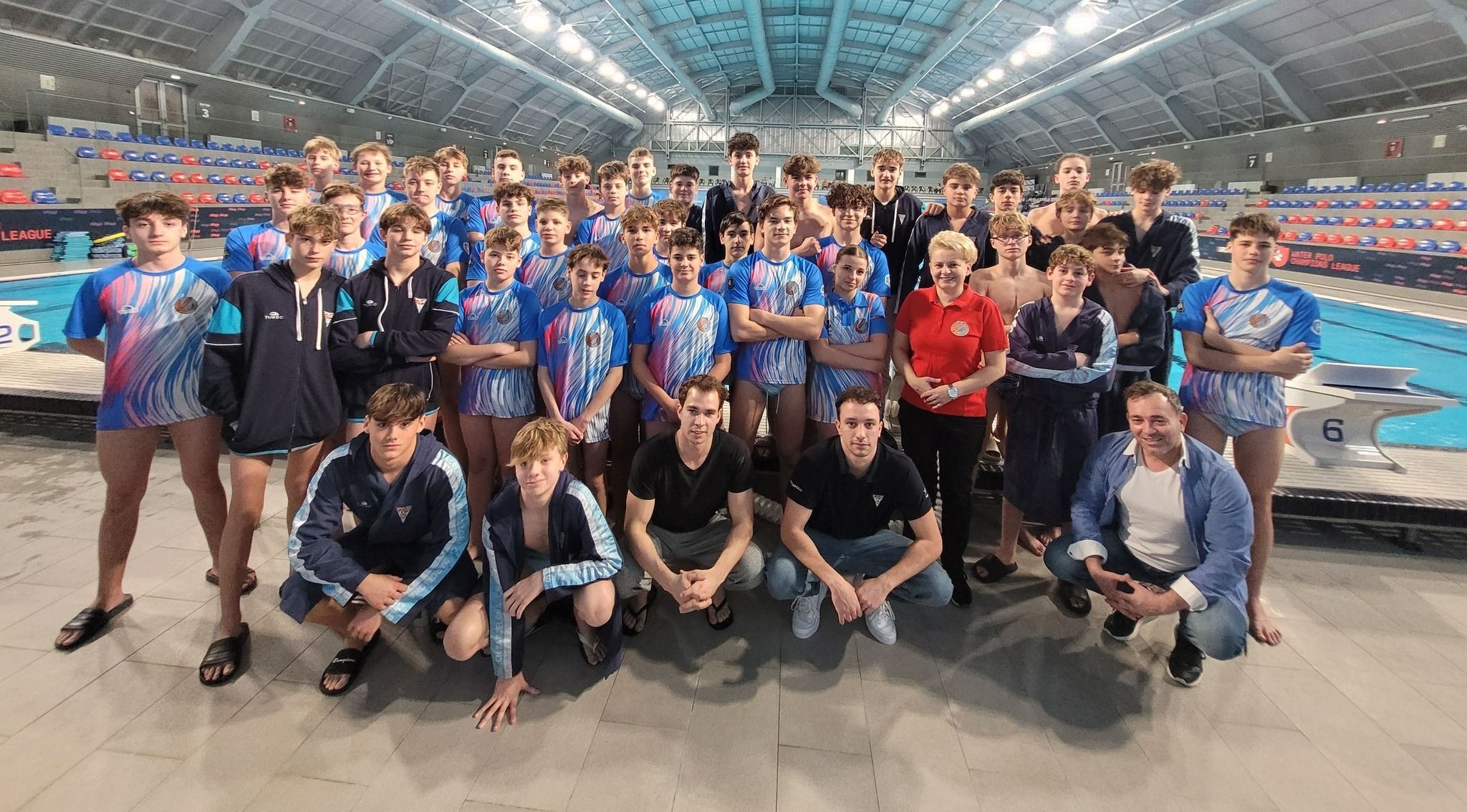 Közösen edzettek a CN Barcelona bajnokaival