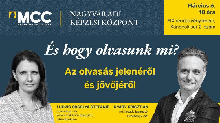 Nyáry Krisztián lesz az MCC következő meghívottja