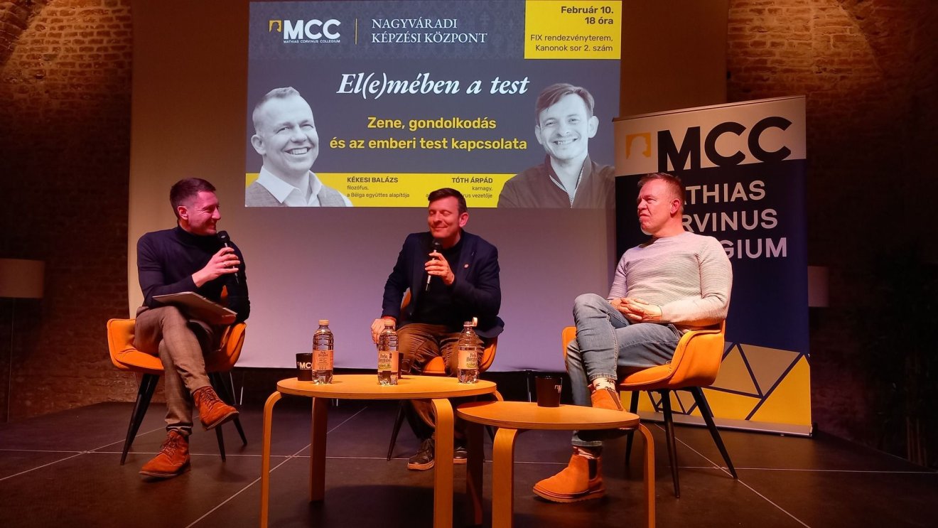 Test és elme, zene és értelem kapcsolatáról az MCC rendezvényén