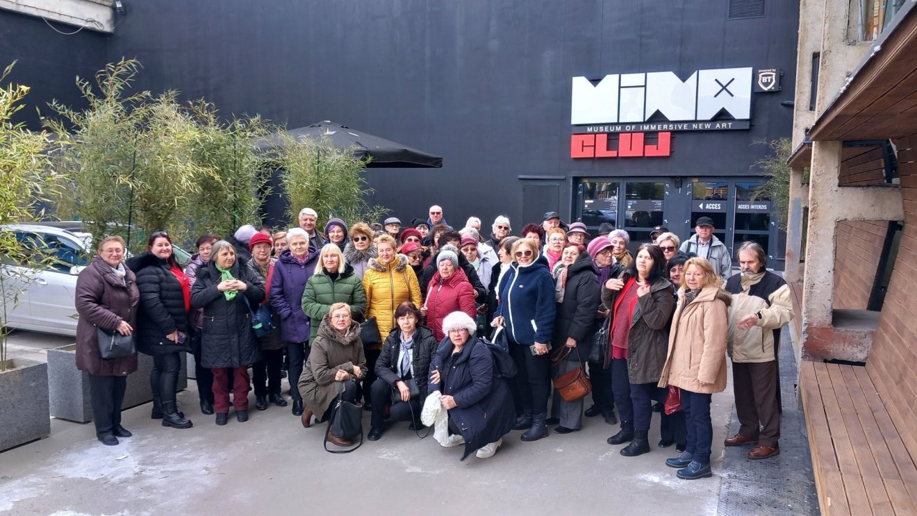 Immerzív kiállításon jártak a partiumi nyugdíjasok