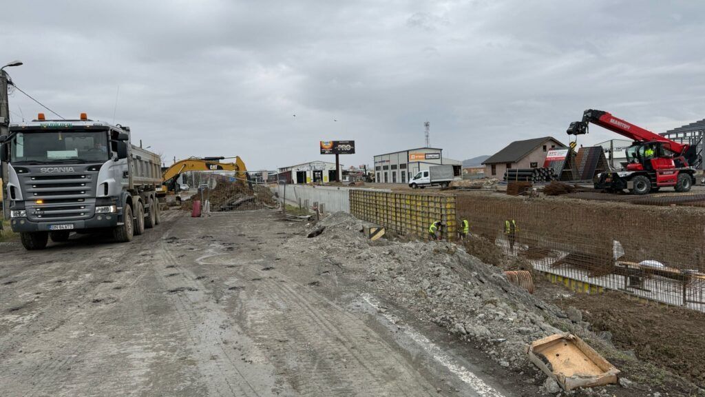 Öntik a közúti felüljáró alapját