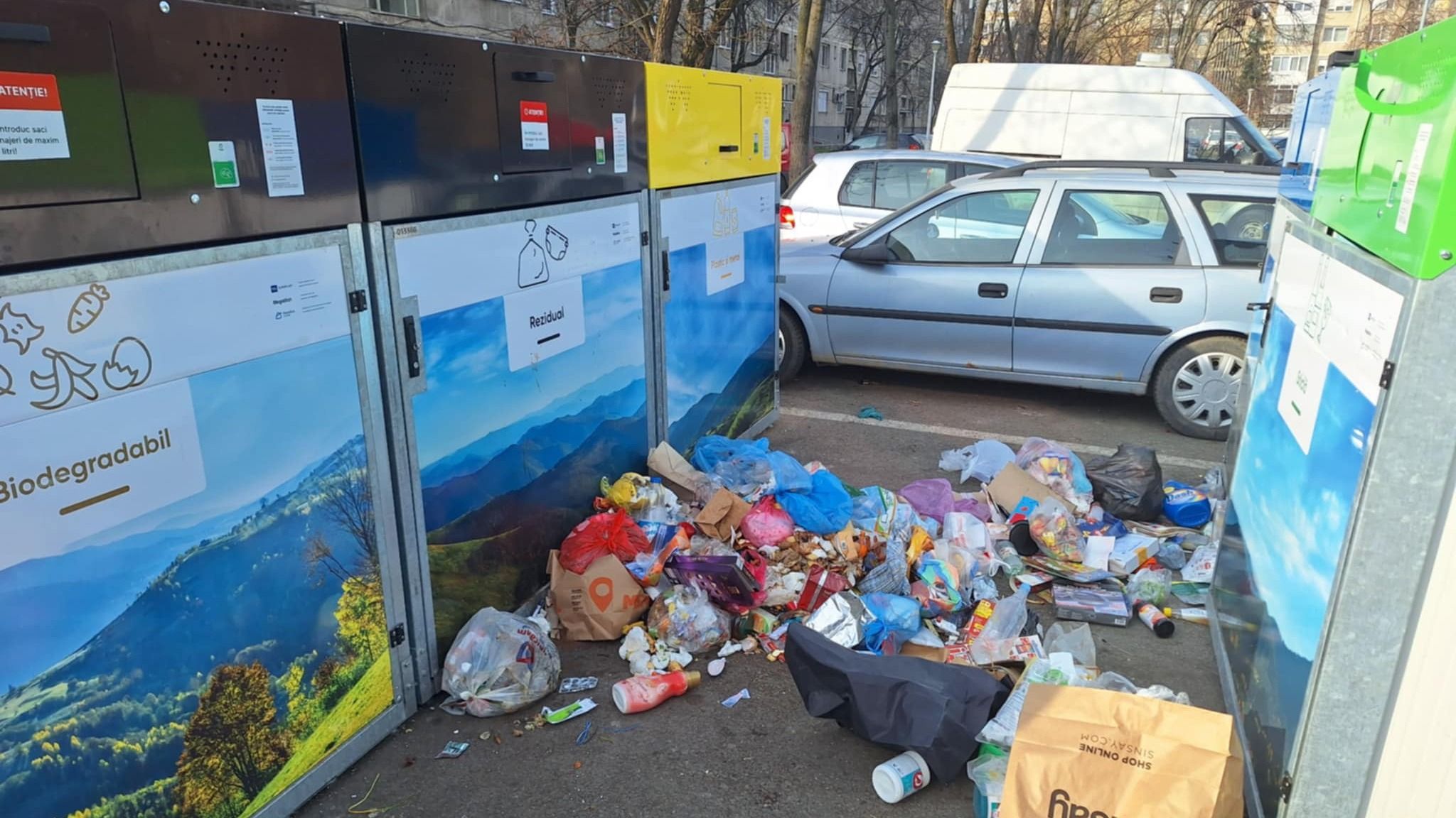 Gondok vannak az ökoszigetekkel