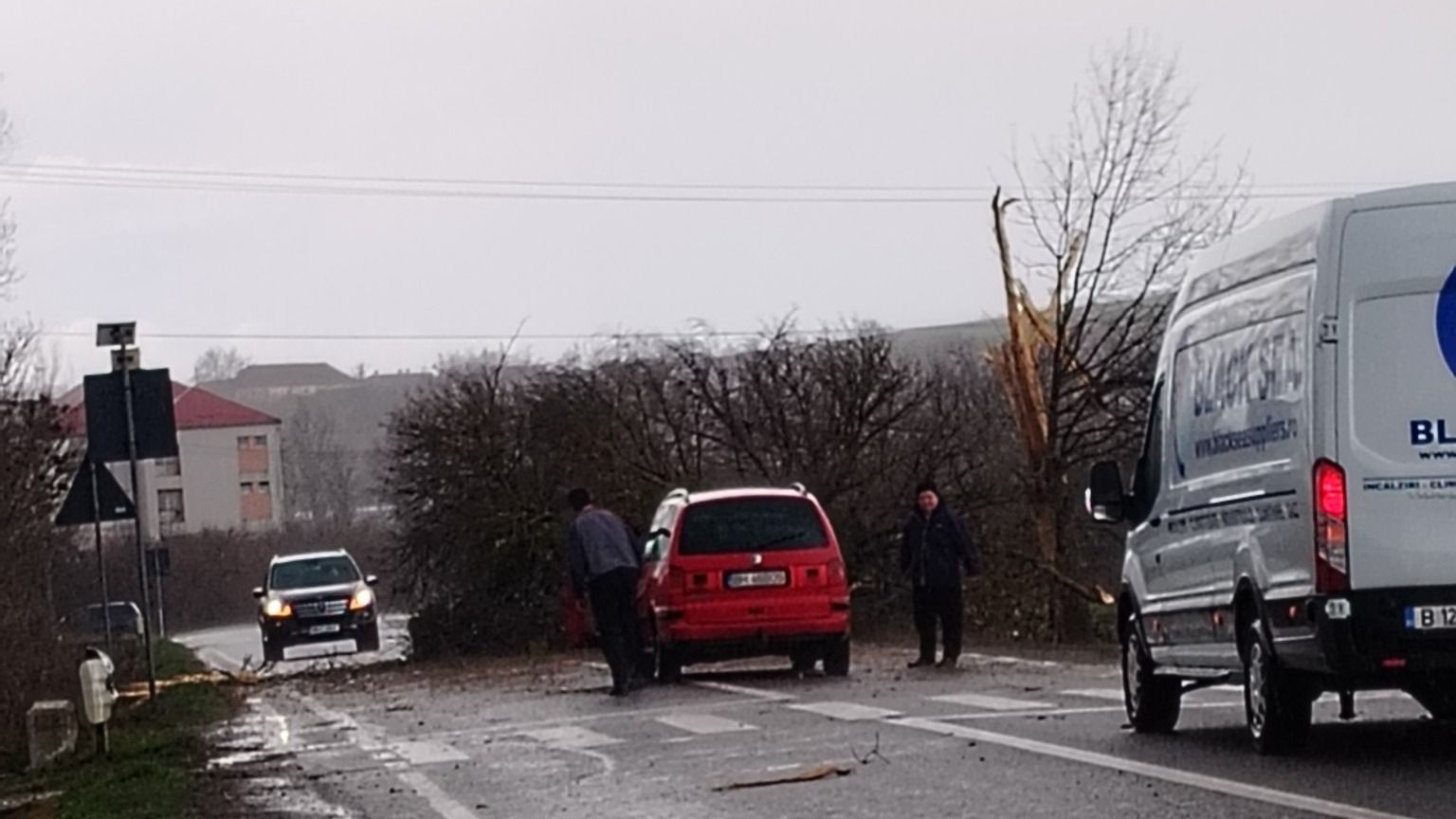 Oszlopokat, fákat döntött ki az erős szél