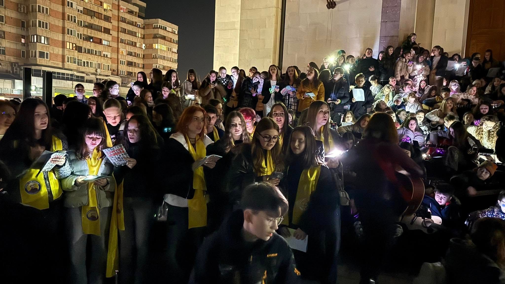 Közös éneklés a Föld napja alkalmából