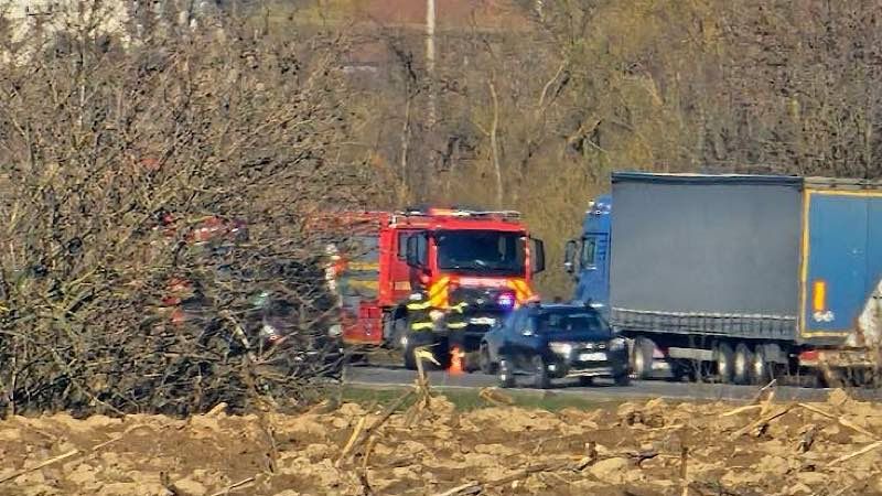 Négy jármű ütközött össze Telegdnél