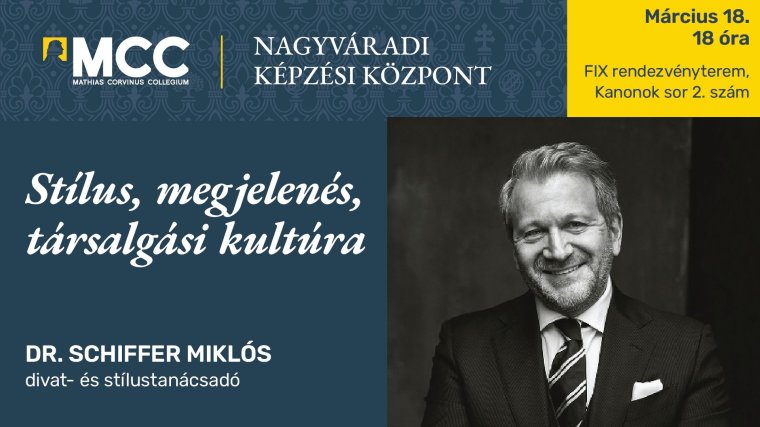 Stílusról és divatról az MCC szervezésében