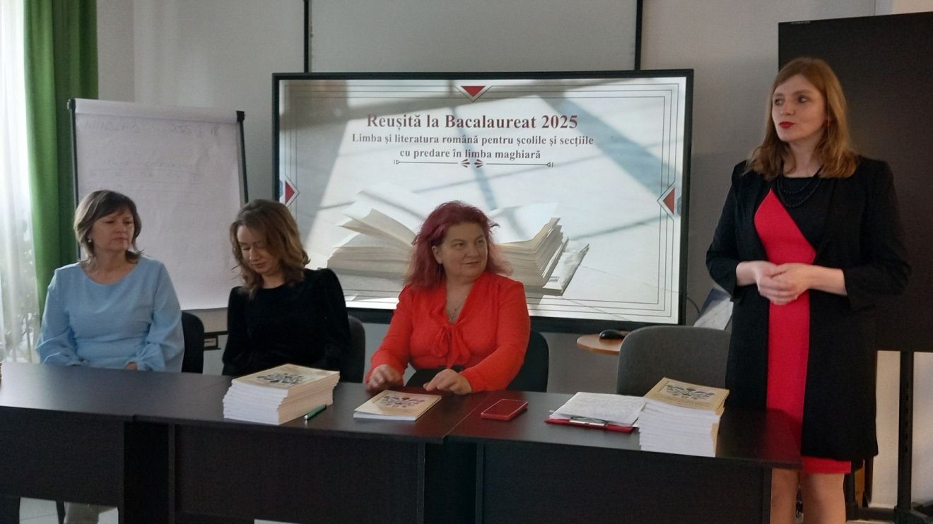 Hiánypótló román érettségi segédanyagot mutattak be