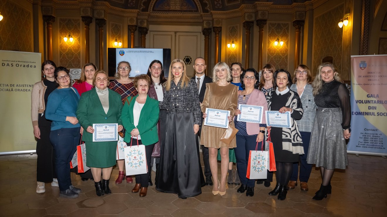 Díjazták a szociális szféra önkénteseit