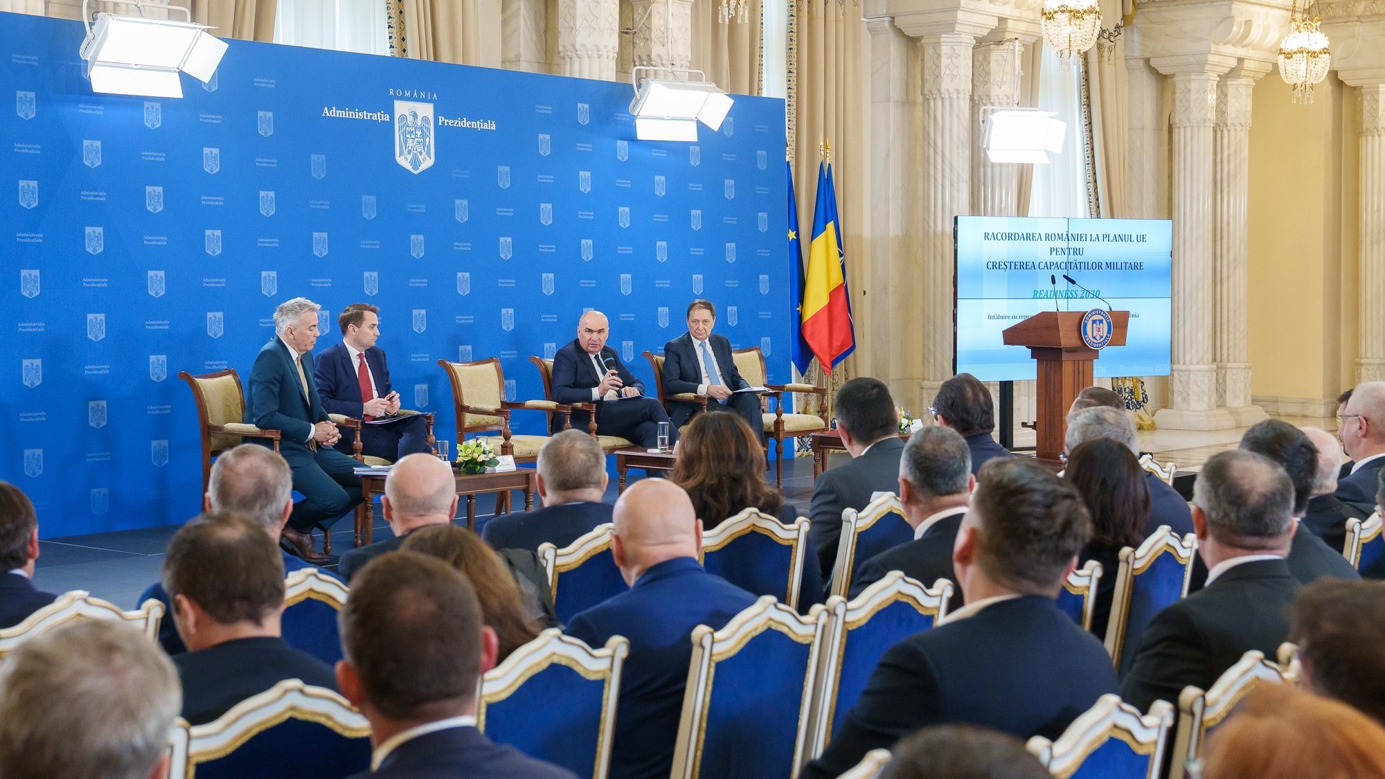 A védelmi ipar képviselőivel tanácskozott Ilie Bolojan az uniós védelmi csomagról