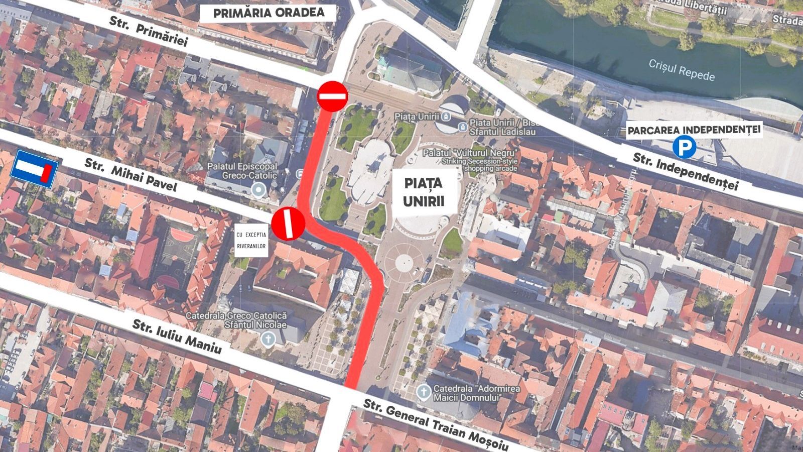 Forgalomkorlátozások Nagyváradon