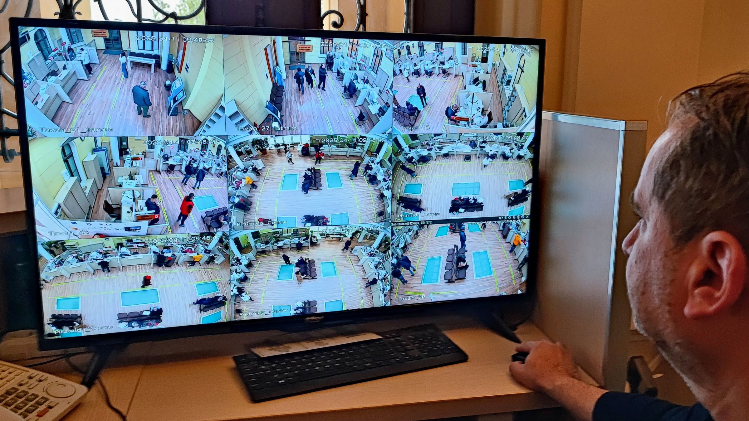 Térfigyelő kamerák a piramisban