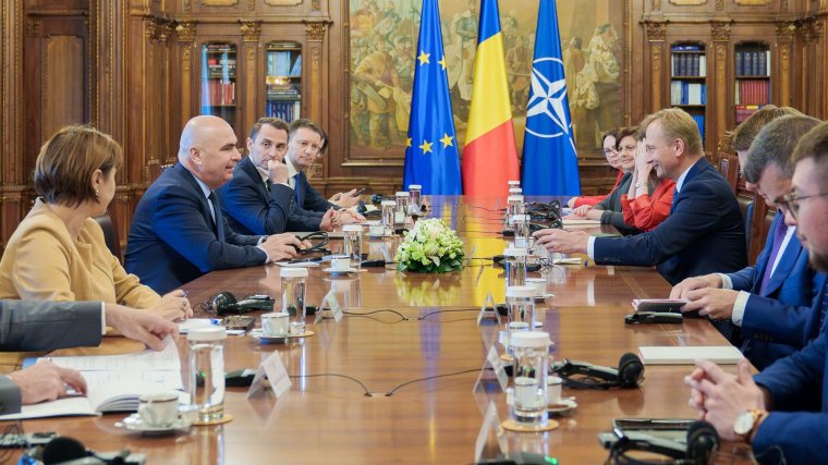 Piotr Serafin költségvetésért felelős uniós biztost fogadta Ilie Bolojan