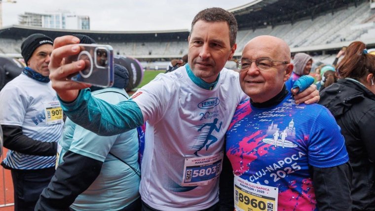 Kolozsvár: Emil Boc és Tánczos Barna is futott a WizzAir-maratonon