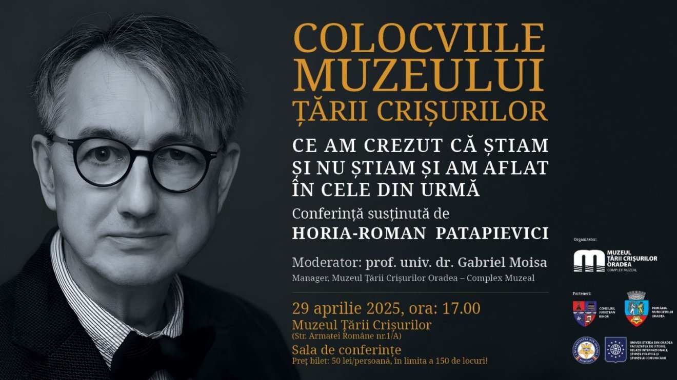 Nagyvárad vendége lesz Horia-Roman Patapievici